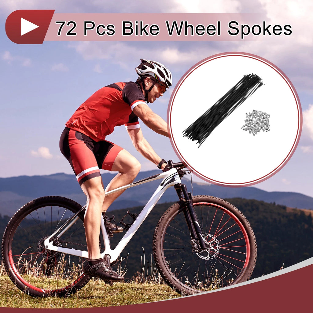 Bicycle Spoke 273mm Replacement for 14G Wheel Set (Carbon Steel)