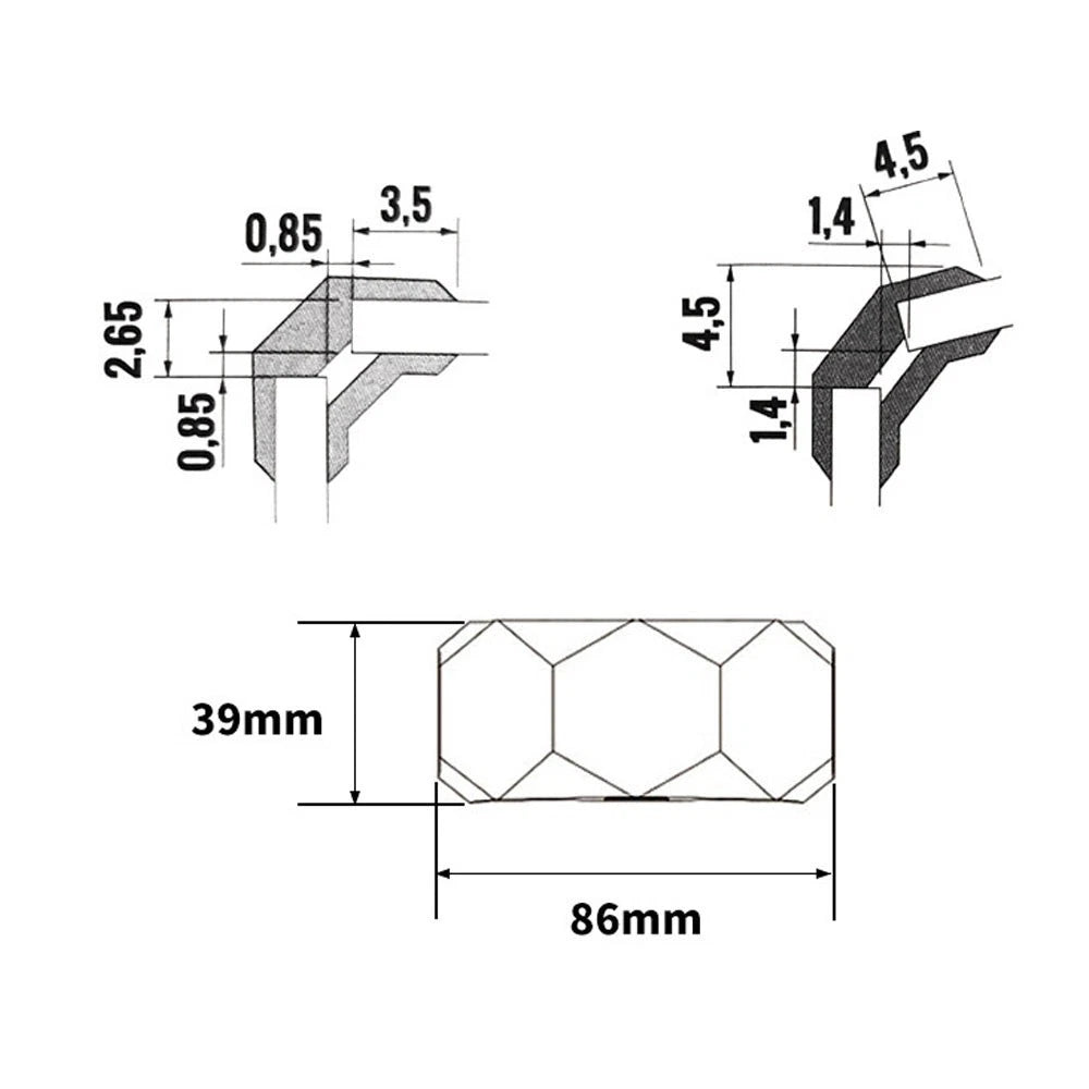 4X Plastic 90 Degree Connector for Cabinet Frame Assembly
