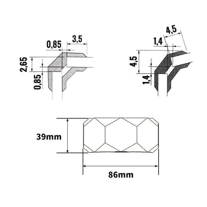 4X Plastic 90 Degree Connector for Cabinet Frame Assembly