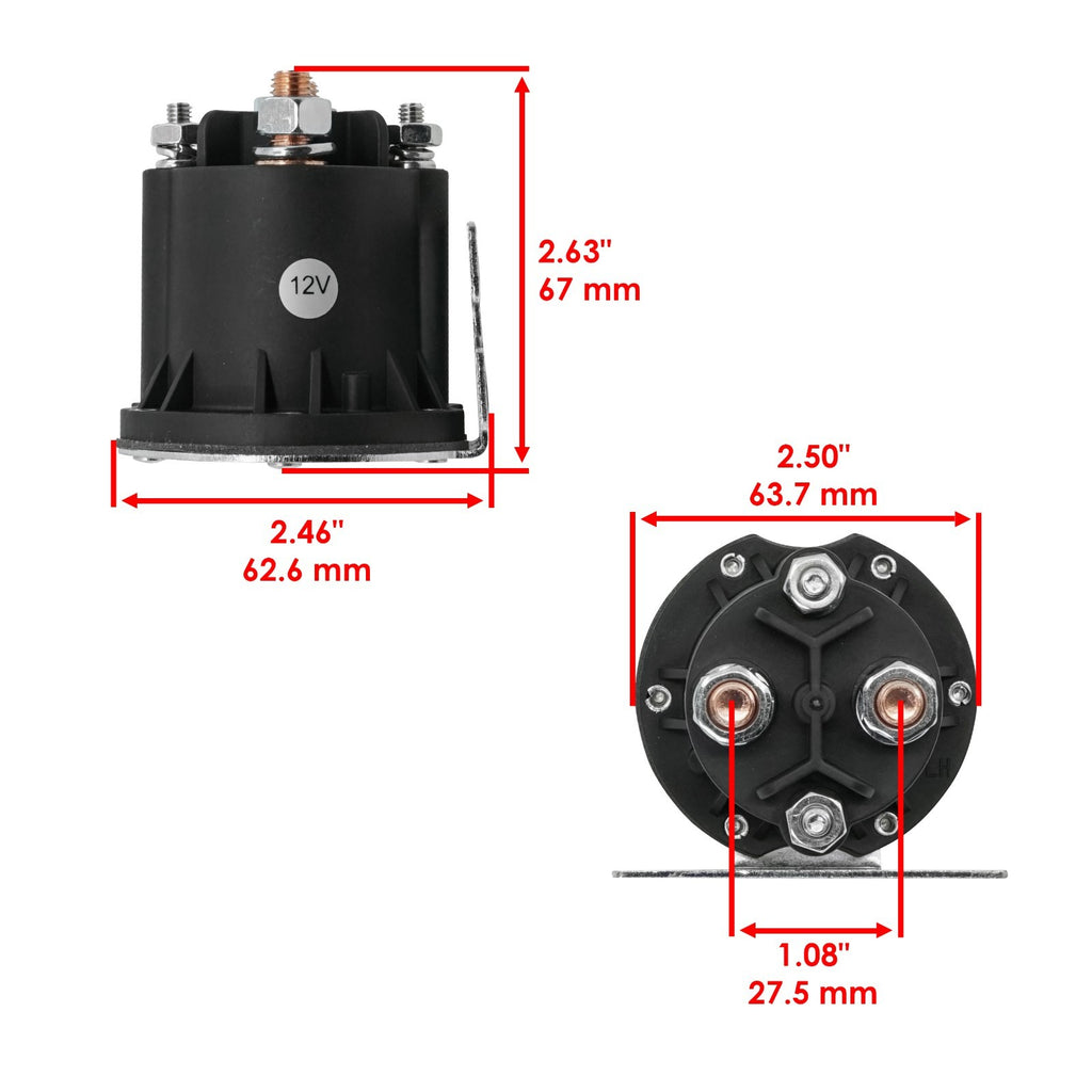 Starter Solenoid Relay Replacement for Kubota RTV XG850 (2019–2021)
