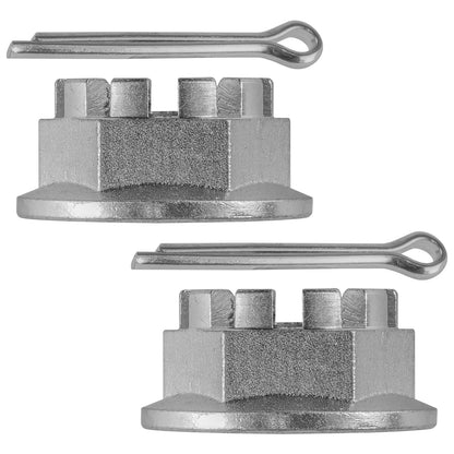 Rear Axle Castle Nuts and Pins Set for Honda ATC200X ATC250SX (1986-1987)