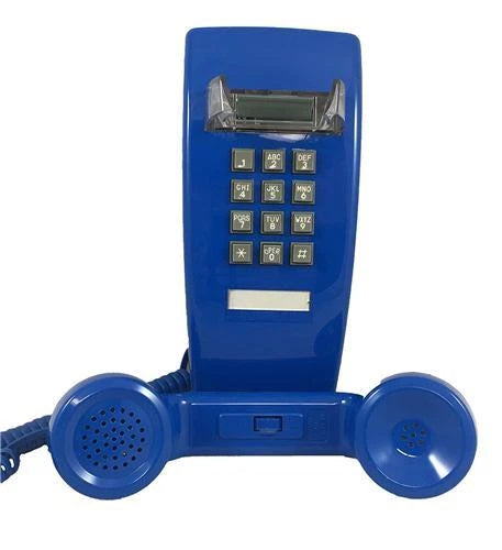 Cortelco 2554-V-BL Wall Phone with Volume Control (255412-VBA-20M)