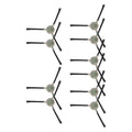 10 Pack Side Brushes for Lefant Model