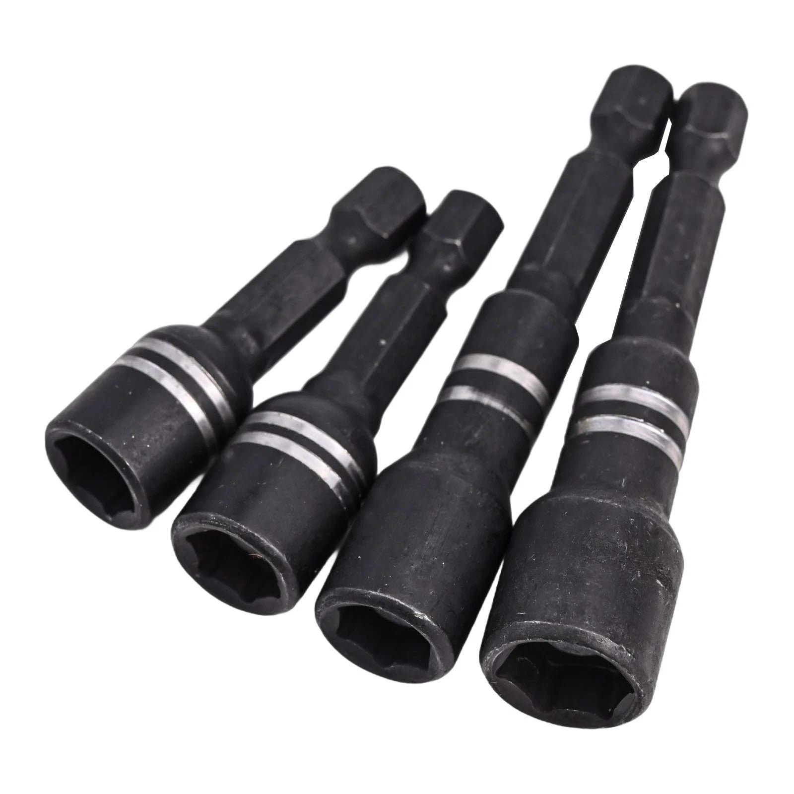 4Pcs Magnetic Socket Nut Driver Set for Drill Bit Tools