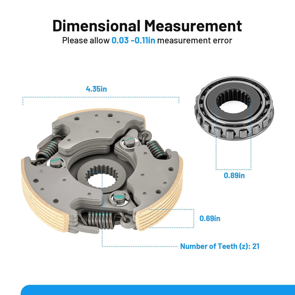 Wet Clutch Centrifugal Carrier & Bearing Kit for Kawasaki Bayou 220 250 (1990–2004)