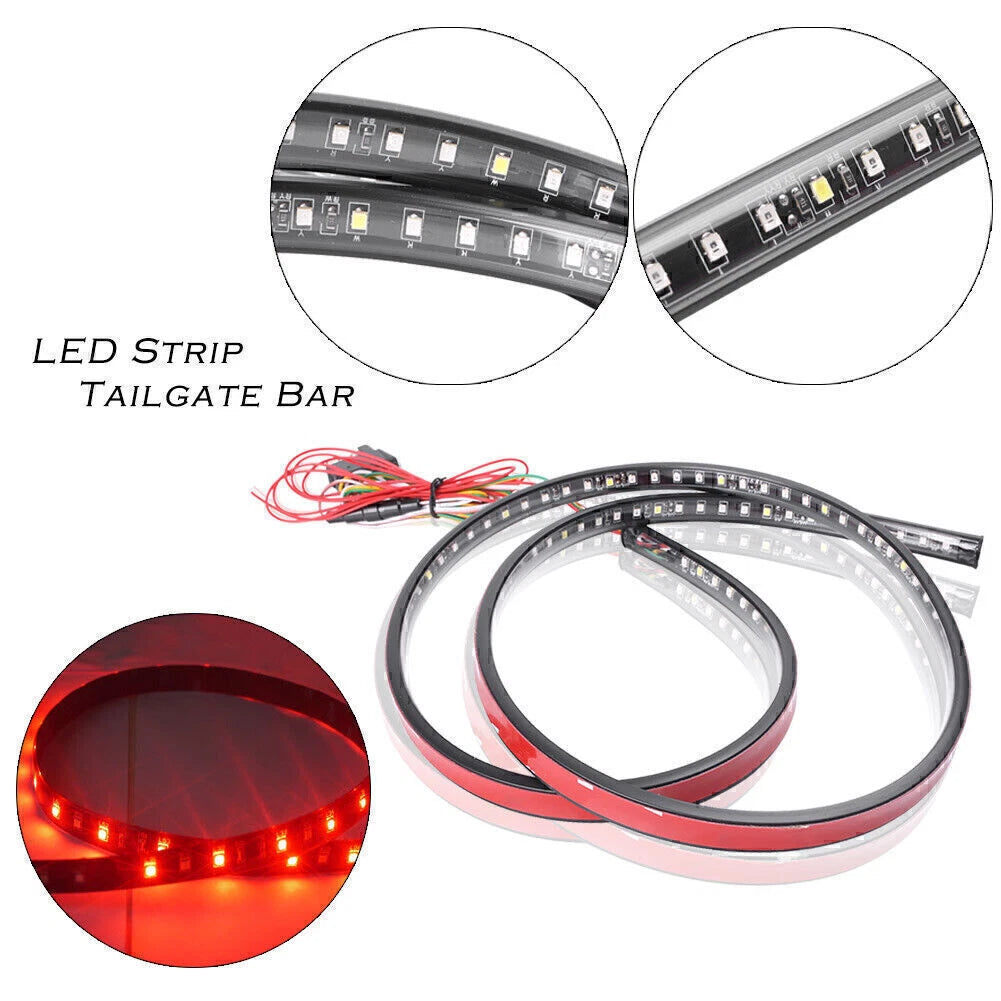 LED Strobe Tailgate Strip Bar Light for Jeep