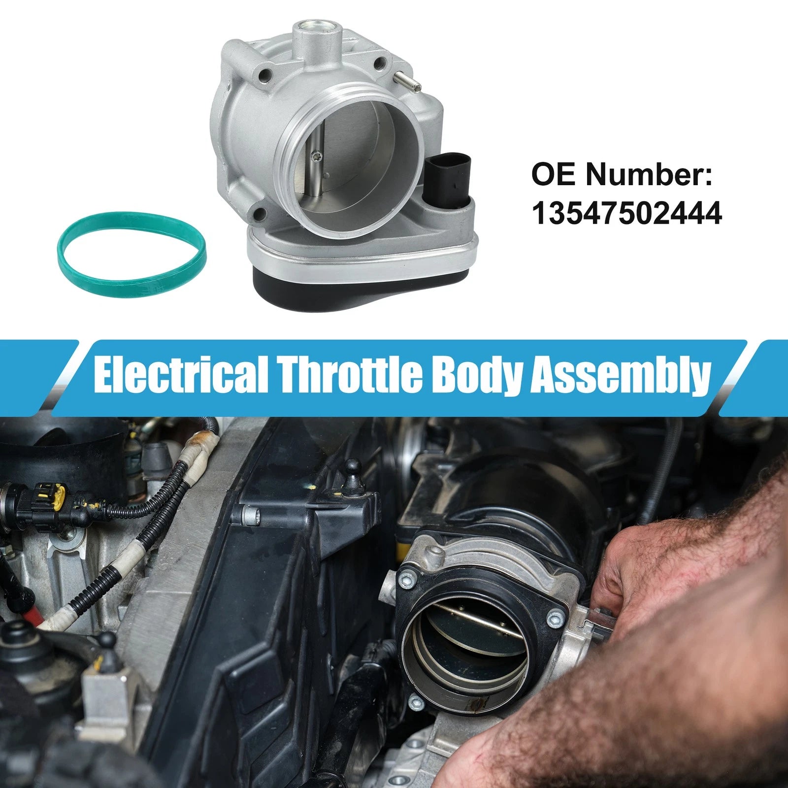Electronic Throttle Body Assembly Replacement for BMW 325i 2001–2005
