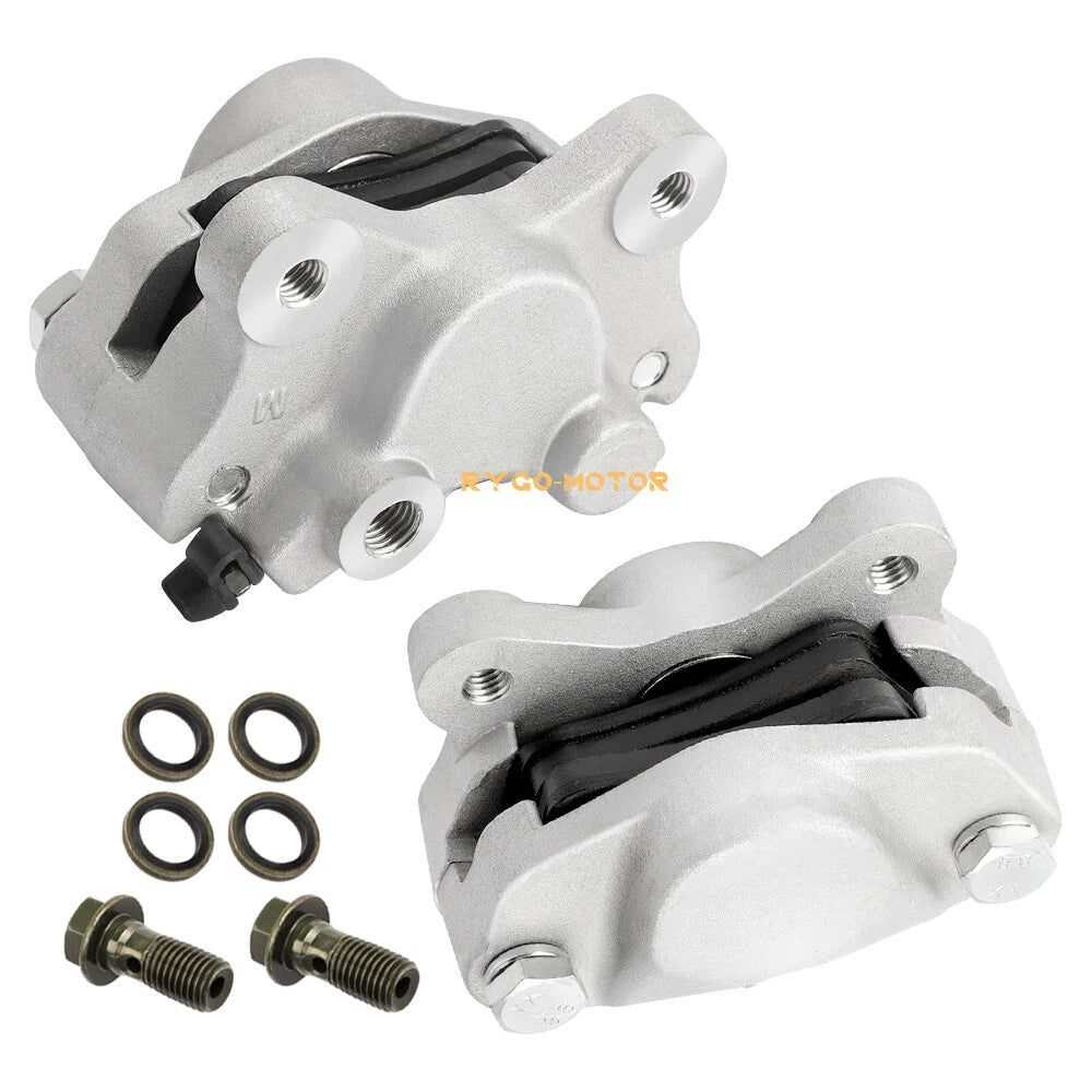 Front Left Right Brake Caliper w/Pads for Arctic Cat ATV 250-500 (2000-2023)