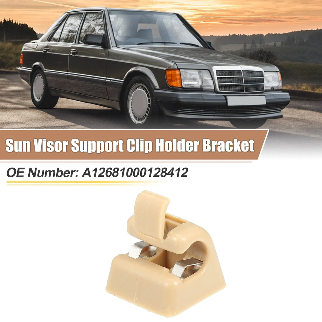 Sun Visor Support Clip Retainer Replacement for Mercedes-Benz W201 (1983–1993)