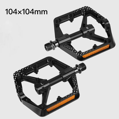 Lightweight Reflective Bike Pedals 916 Inch Non-Slip Design
