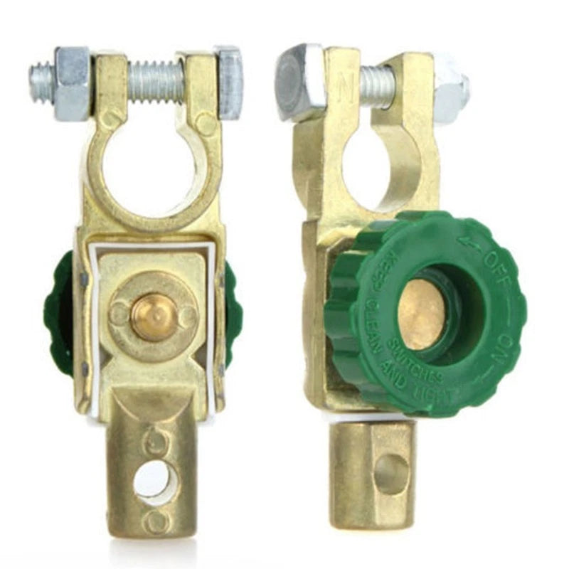 Cut Off Kill Switch Battery Terminal Disconnect Isolator for Car Motorcycle (1pc)