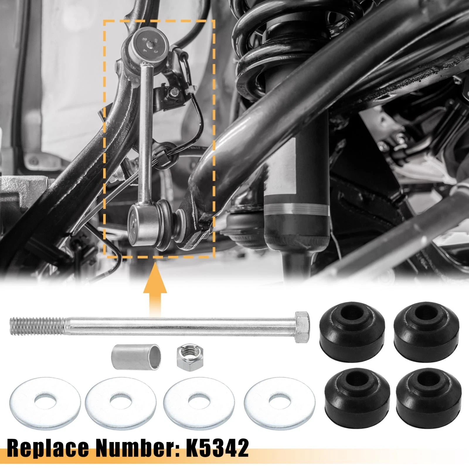 2pcs Front Sway Bar End Links Replacement for Pontiac Aztek (2001–2005)