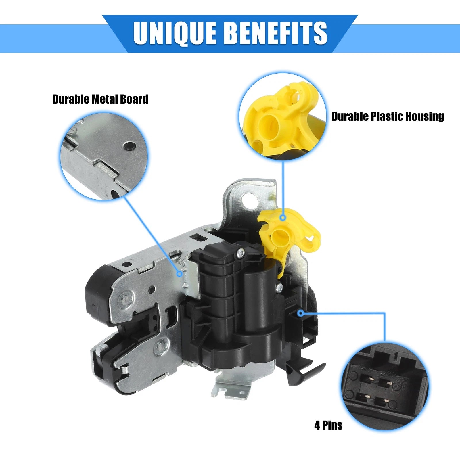 Rear Tailgate Trunk Lift Lock Latch Actuator Replacement for Volkswagen Golf (2020–2021)