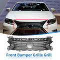 Front Upper Hood Bumper Grille Grill Replacement for Lexus ES 300h (2016-2018)