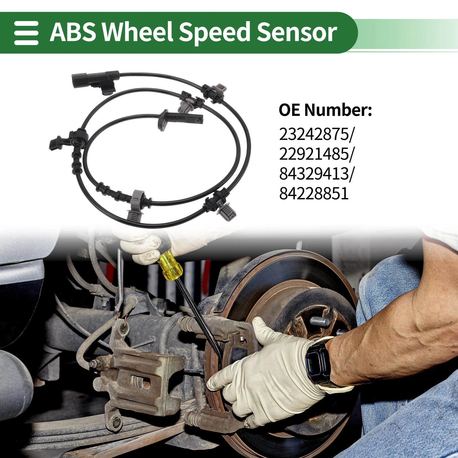 ABS Wheel Speed Sensor for Chevrolet Malibu Rear Right (2012–2018)