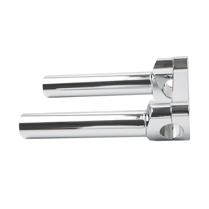 6.5" Handlebar Riser 5-Hole Top Clamp for Harley Softail Dyna Sportster (No Years) Chrome