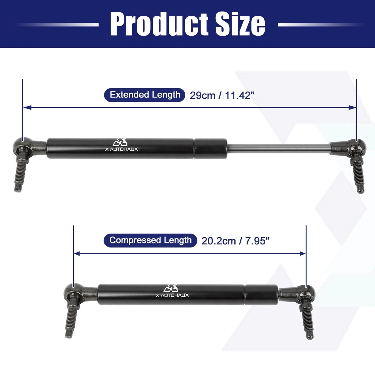 2pcs Rear Trunk Lift Supports Struts Replacement for Mitsubishi Eclipse (2002–2004)