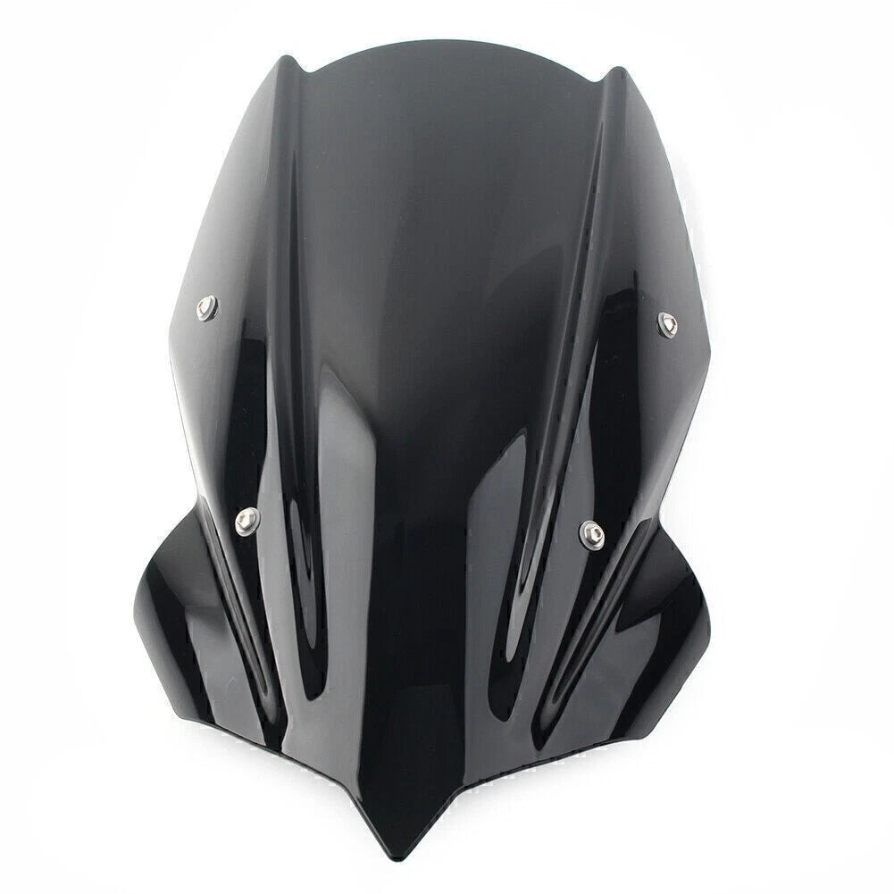 Windscreen for Kawasaki Z400 (2019–2021) w/Bracket, Black