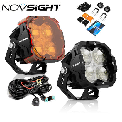 2X 3" LED Off-road Light Bar for Jeep Truck Pickup (2010–2023)