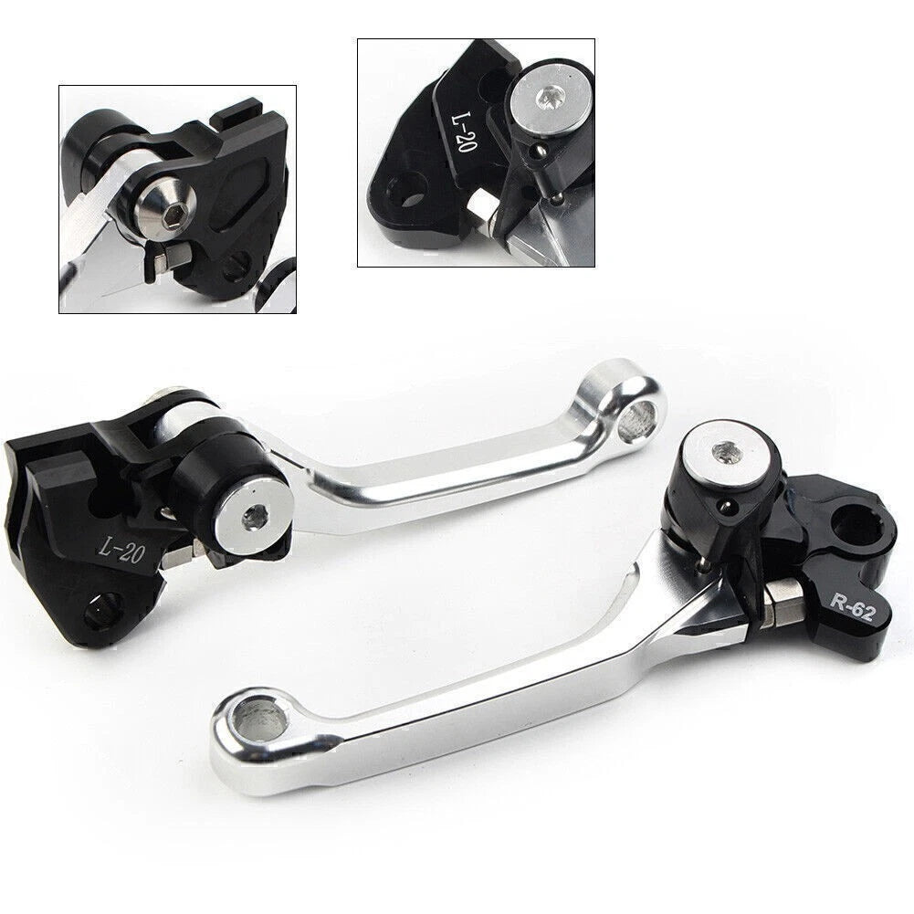 Brake Lever Clutch Lever Set for Suzuki RMZ450 (2005–2022) Silver