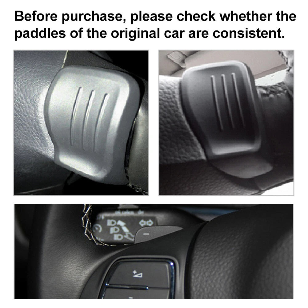 DSG Paddle Shift Extensions for VW Golf Jetta MK5 MK6 (2006–2014) - Silver