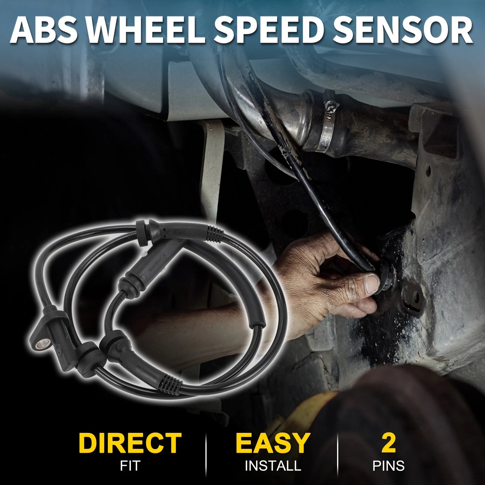 Front Left ABS Wheel Speed Sensor for BMW 328i (2013–2016)