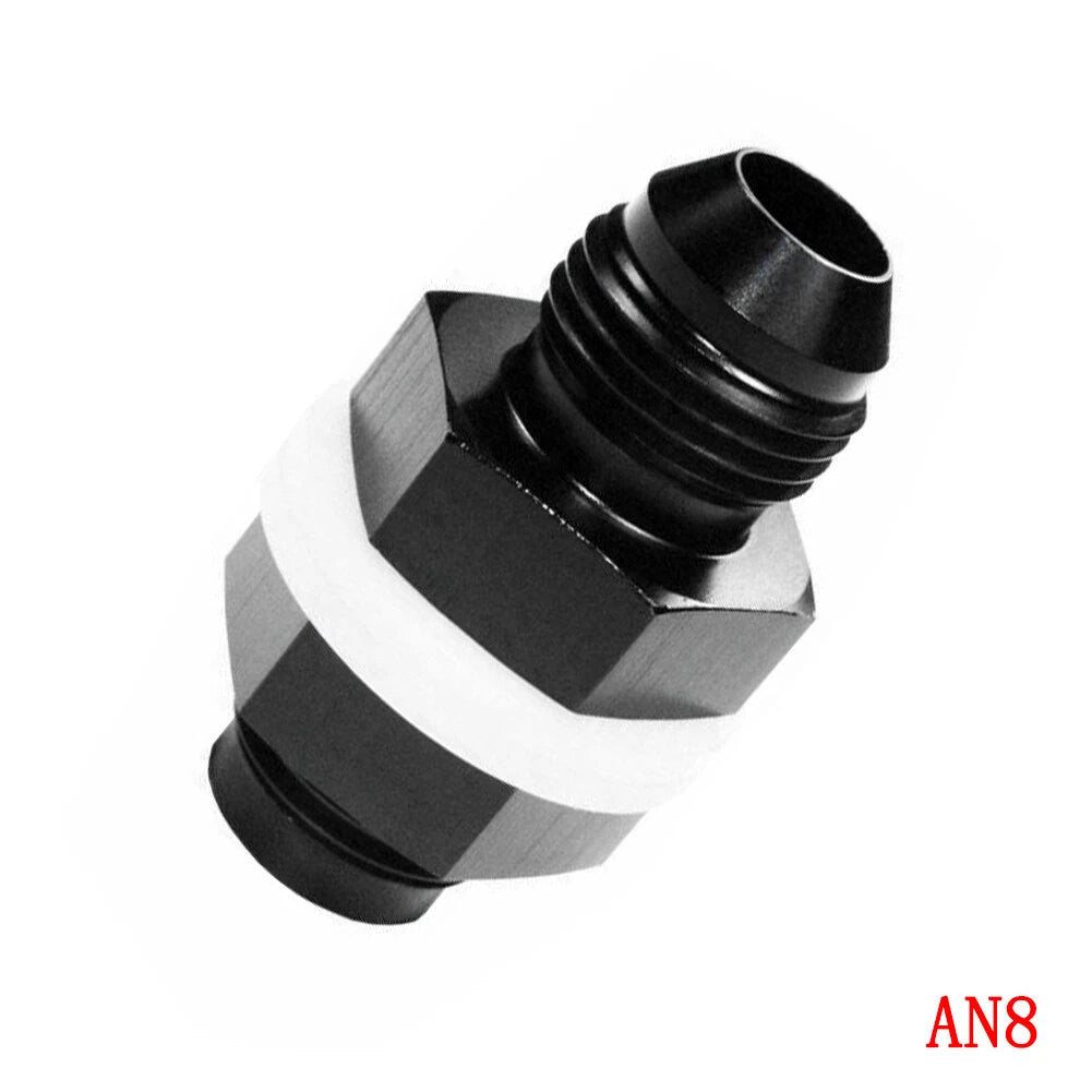 AN8 Flare Fuel Cell Bulkhead Fitting for Universal Applications (1 Pcs)