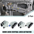 Door Latch Actuator Left Right Front Rear Pair for Volkswagen GTI (2006–2009)