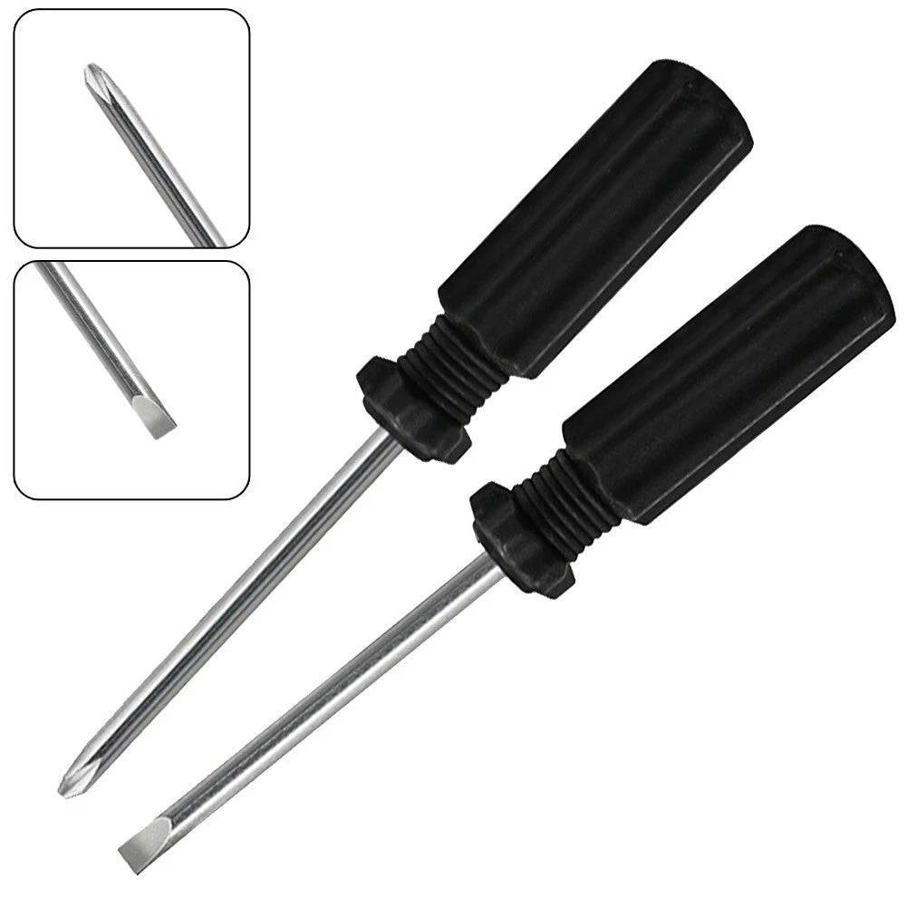 Set of 4 Slotted Screwdrivers 45# Steel Hand Tool