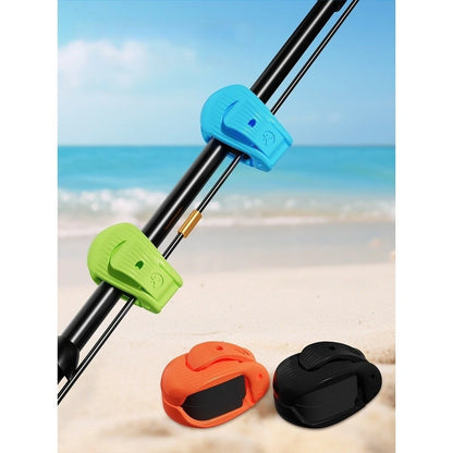 Fishing Rod Clamp Holder with Hook Hole and Locking Modes