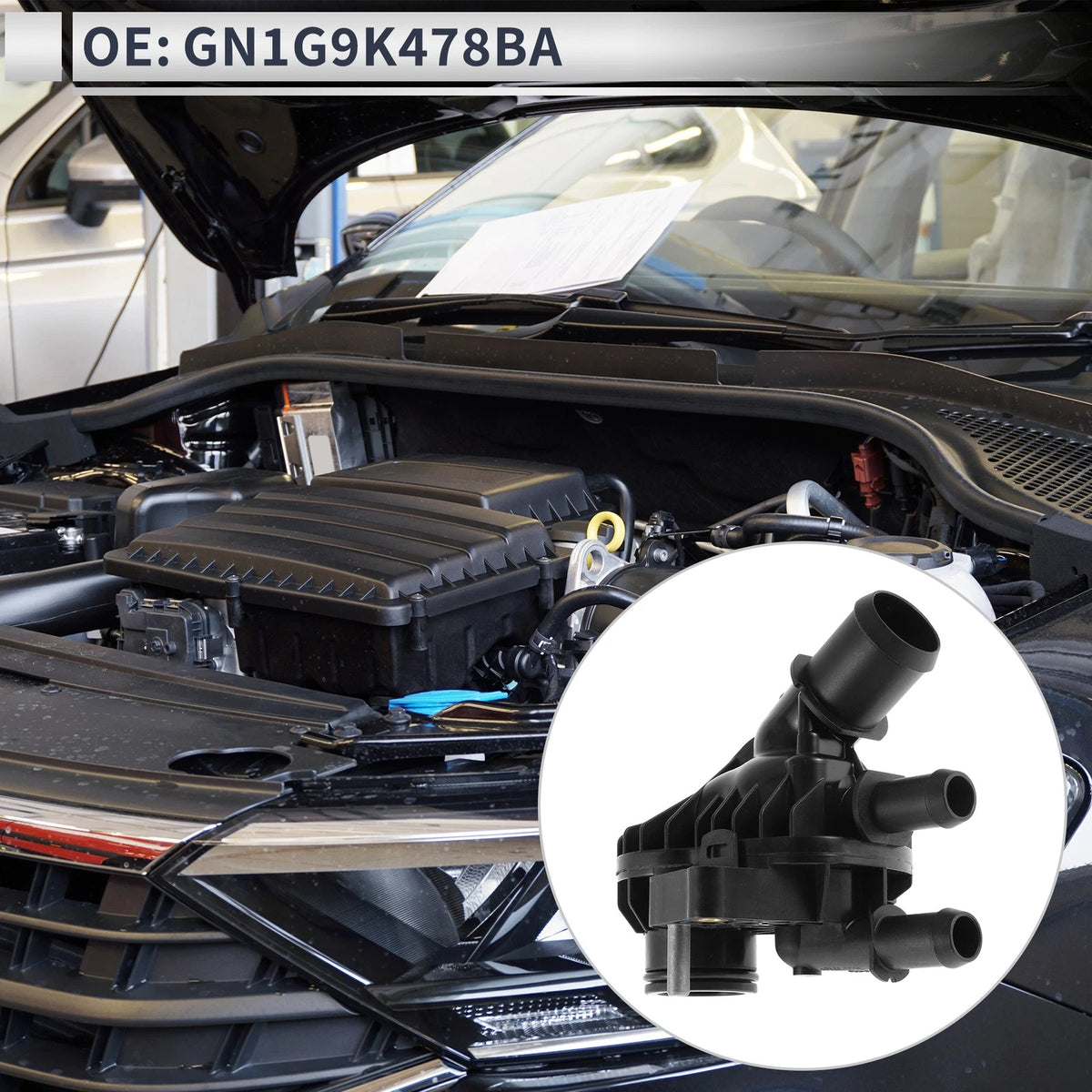 Engine Coolant Thermostat Housing Assembly for Ford Bronco Sport 2021-2023