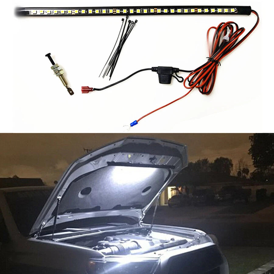 LED Under Hood Engine Inspection Light Bar for Car Truck SUV (36CM)