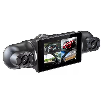 4-Channel Dash Cam for Car (1080P, WiFi, G-Sensor)