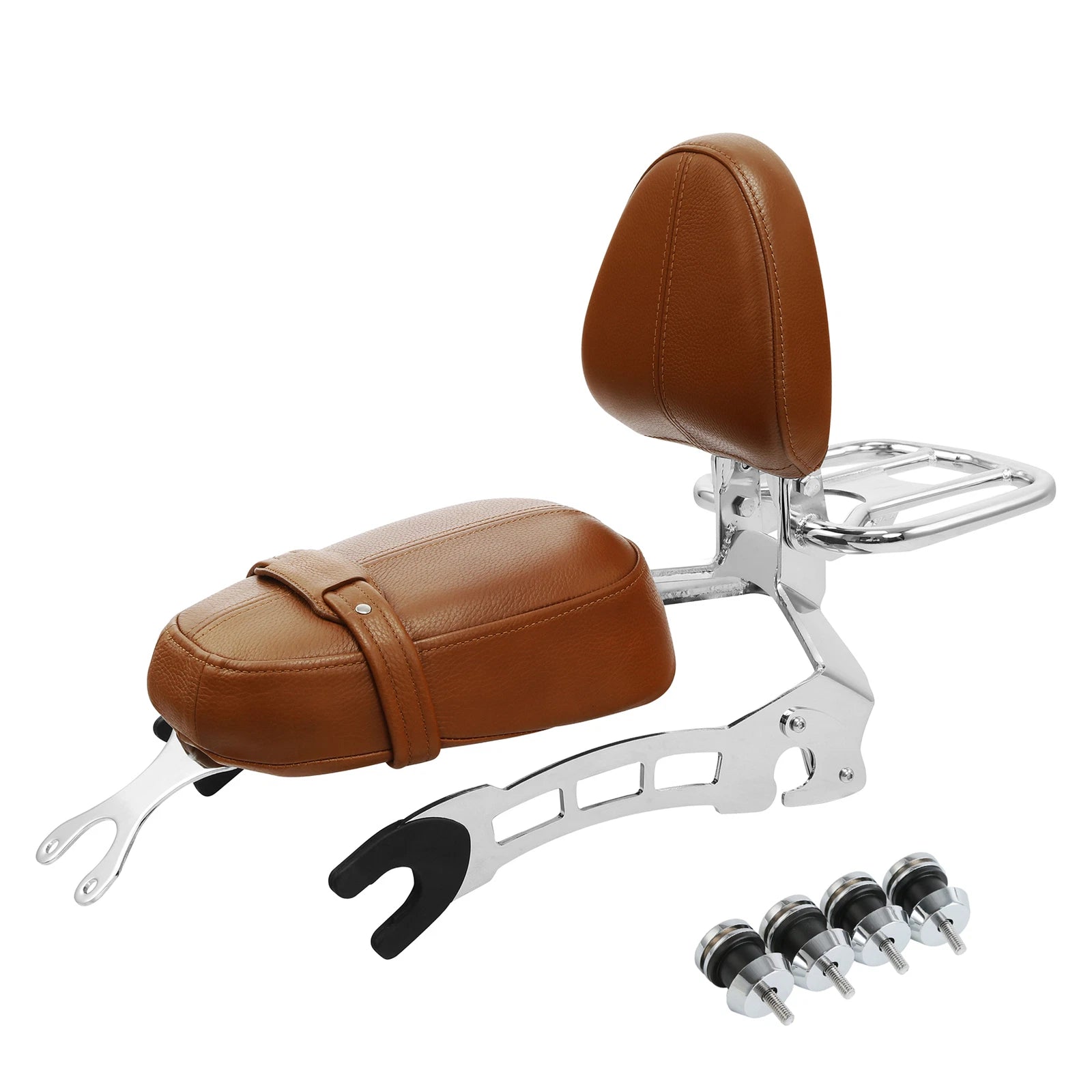 Sissy Bar Backrest Pad Mount Spools for Indian Scout (2015–2024)