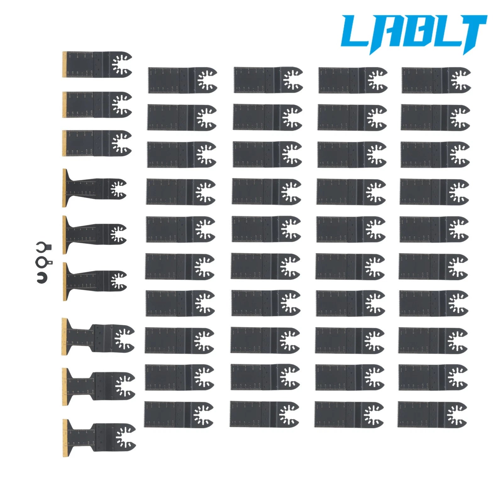 49pcs Oscillating Tool Blades for Universal Multitool (LABLT)