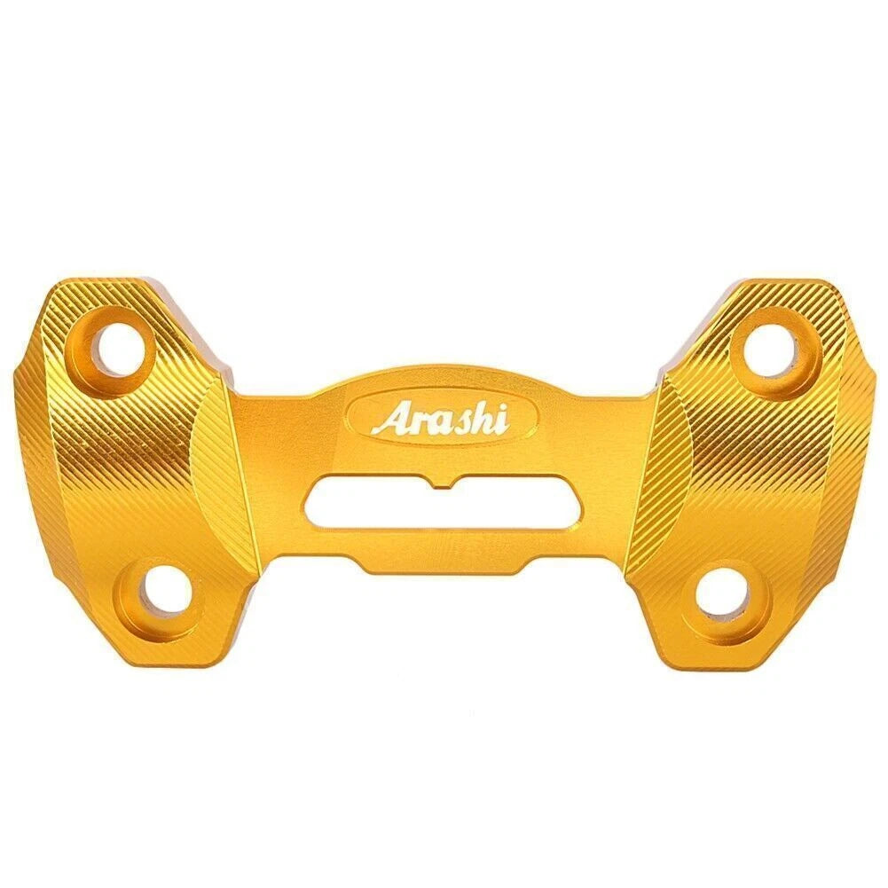 CNC Handlebar Mount Clamp Risers for Yamaha MT-09 (2014–2016) Gold