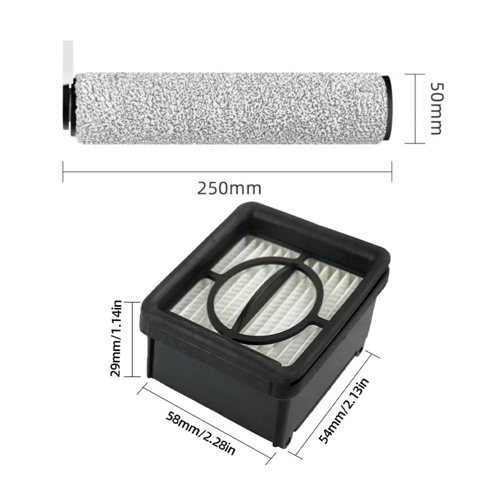 Roller Brush Kit for Home Vacuum (Replacement Parts)