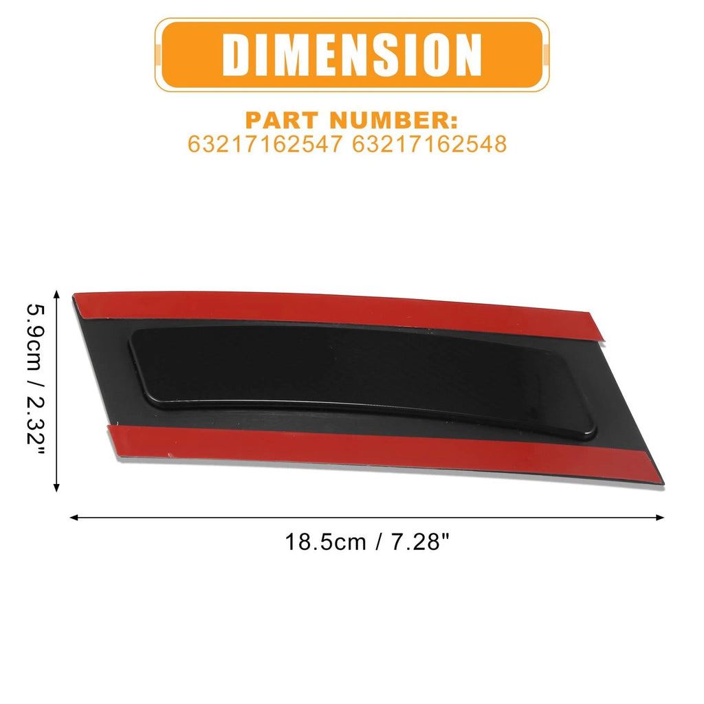 Front Bumper Side Marker Reflector Left for BMW X5 (2007–2013)