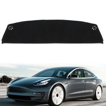 Dashboard Cover Instrument Panel Pad for Tesla Model 3 (2017–2019) Black