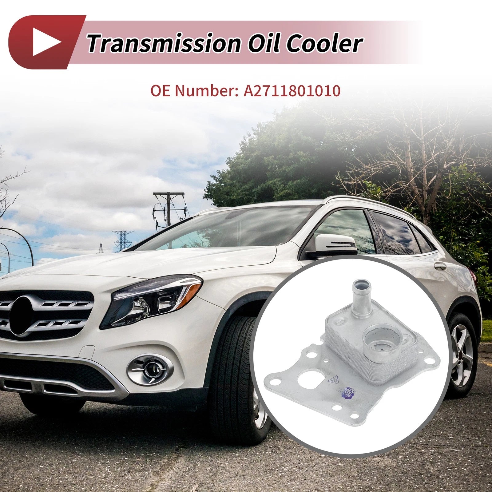 Engine Oil Cooler for Mercedes-Benz C250 Replacement (2012–2015)