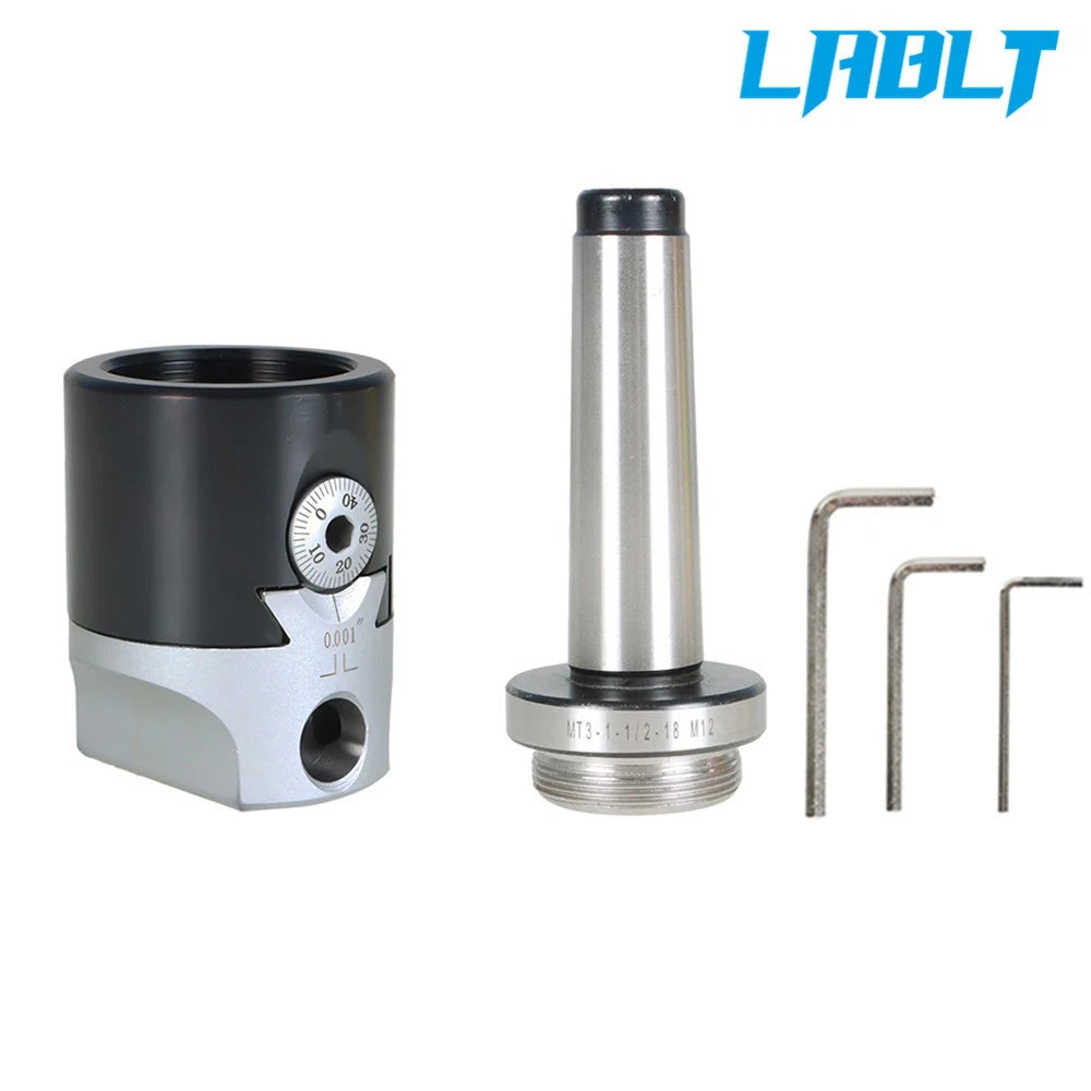 Boring Bar Head Set for MT3-M12 (2") Hole Milling