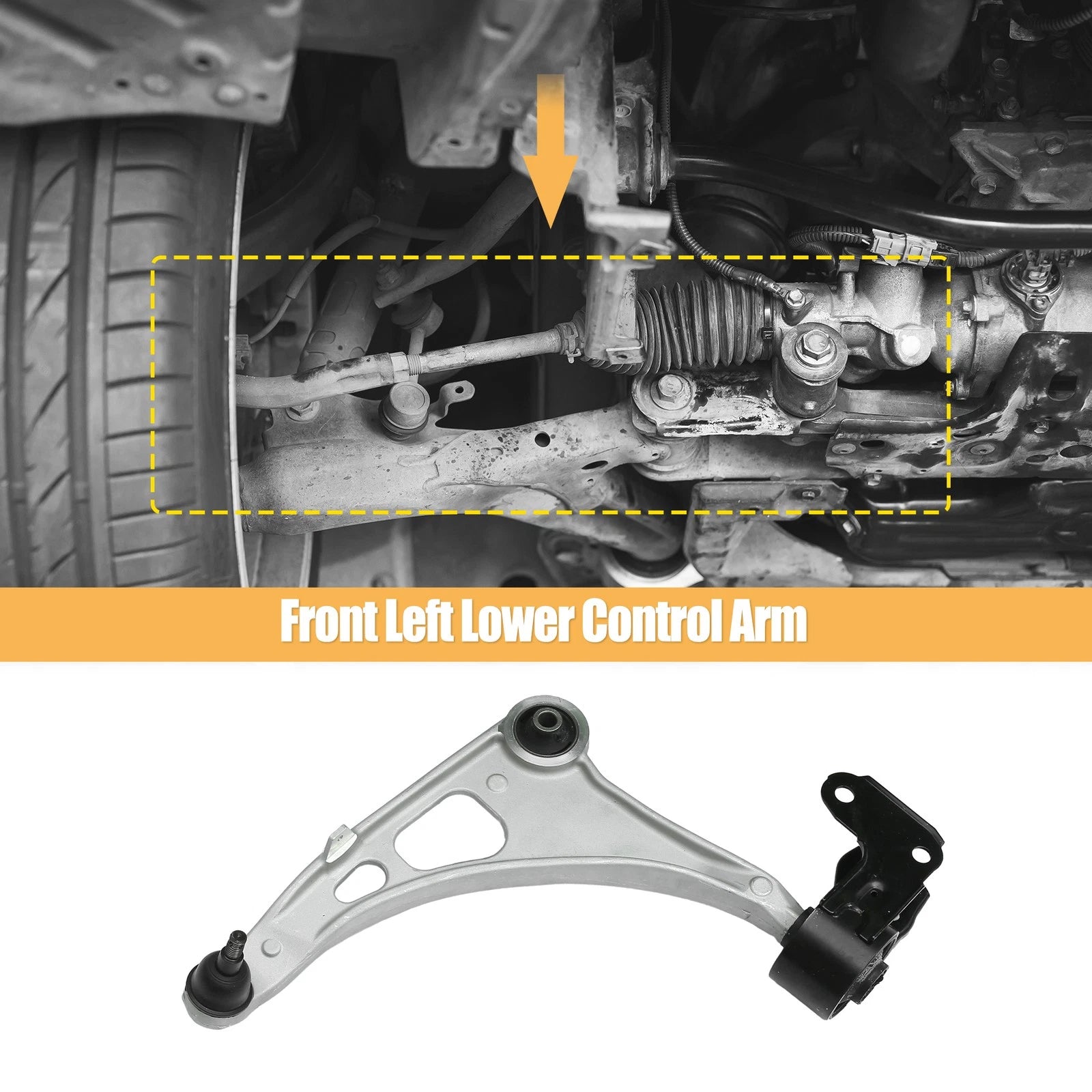 Lower Left Control Arm with Ball Joints for Acura MDX (2014–2020)