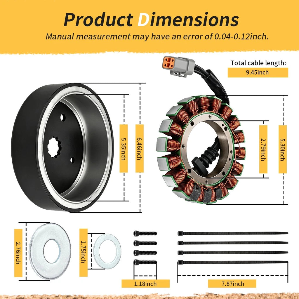 Stator & Rotor for Harley Davidson Softail/Dyna (2001–2006)