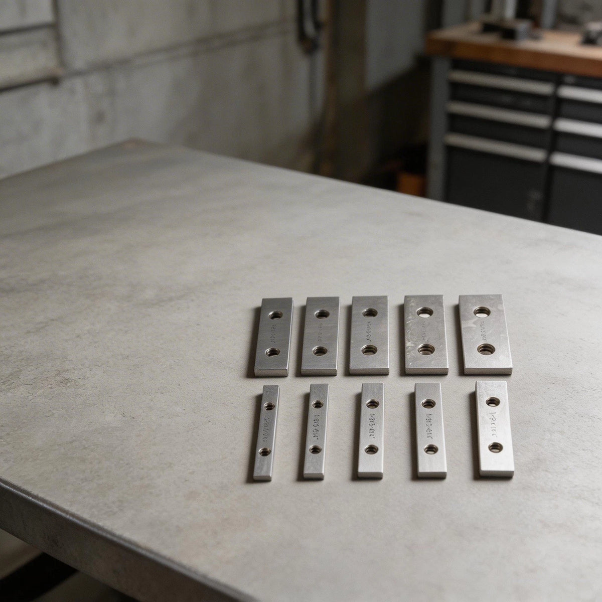 10 Pairs 18 x 4 Inch Hardened Parallel Blocks Set for Precision Machinist Tools