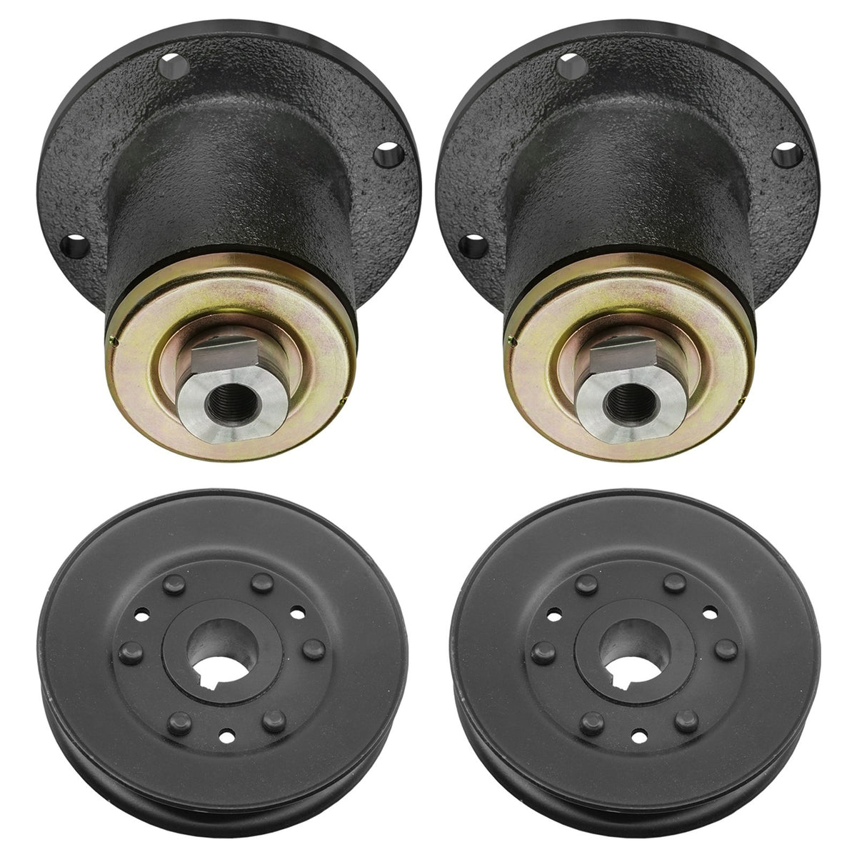 Deck Spindle and Pulley Assembly for Bad Boy ZT (2007–2009)