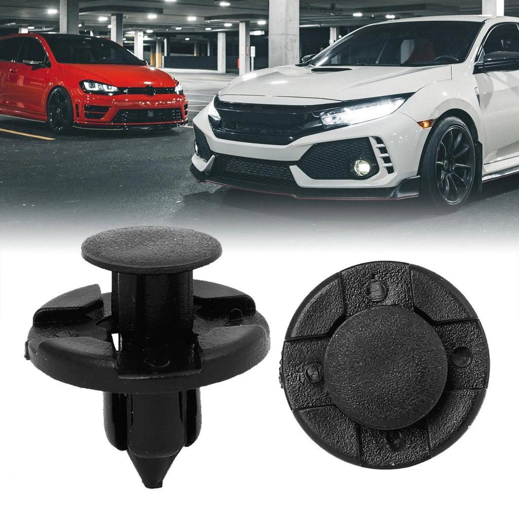 Set of 50 Plastic Rivets Fastener Clips for Car Auto Bumper Fender