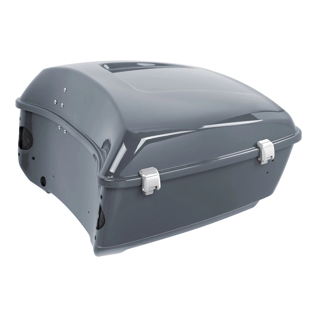 Trunk Backrest Rack Mount for Harley Electra Glide (2014–2026) Gunship Gray