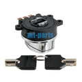 Chrome Ignition Key Switch Kit for Harley Dyna Glide Wide Glide (1993–2000)