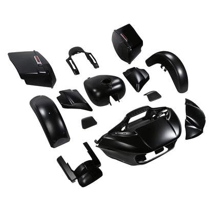 Fairings Body Work Kit for Harley CVO Road Glide FLTR (2015–2024) Black Denim