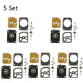 Set of 5 Chainsaw Carburetor Rebuild Kits for Stihl TS410 TS420 (ZAMA RB-151)